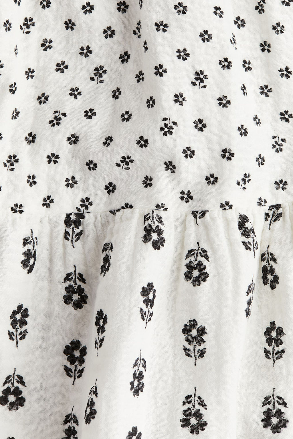 Vestido escalonado de muselina - H&m фото 6