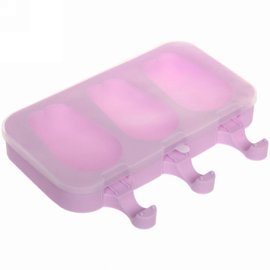 Форма для приготовления мороженого "Зайки" силиконовая 19,5*15см