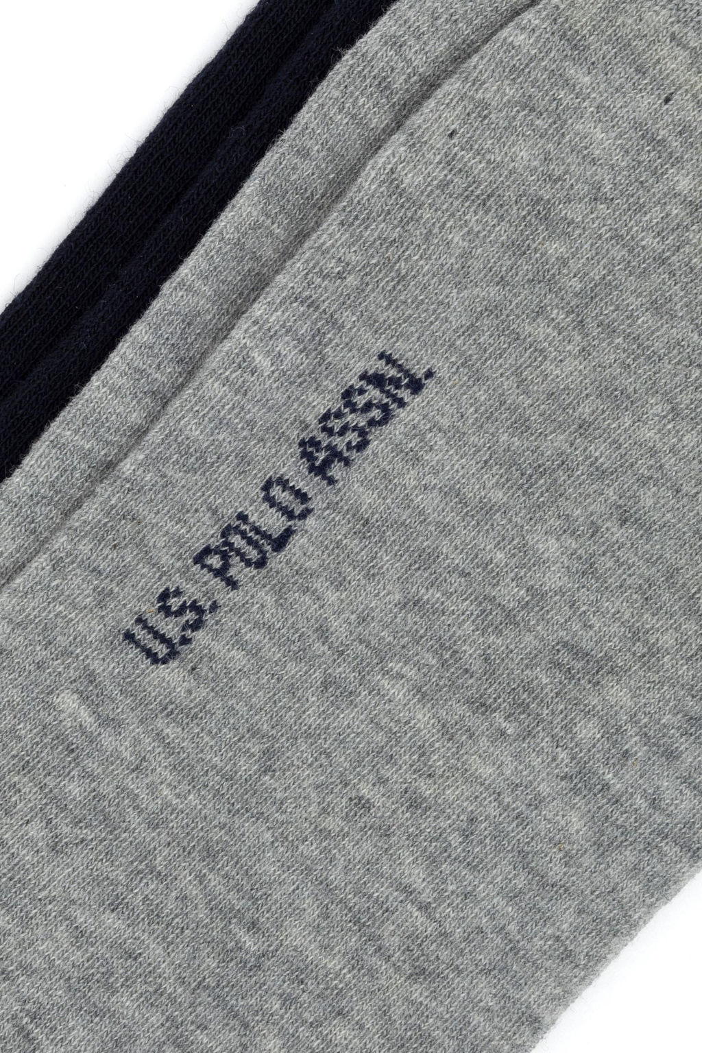 Мужские серые меланжевые носки Неожиданная скидка в корзине - U.s. polo assn фото 3