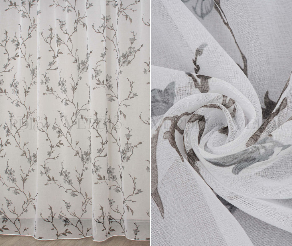 Цена указана за 1м.Имитация льна печать Флорелла