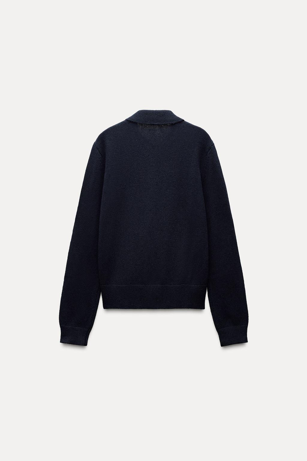 KNIT JACKET WITH BOW BUTTONS - Zara фото 2