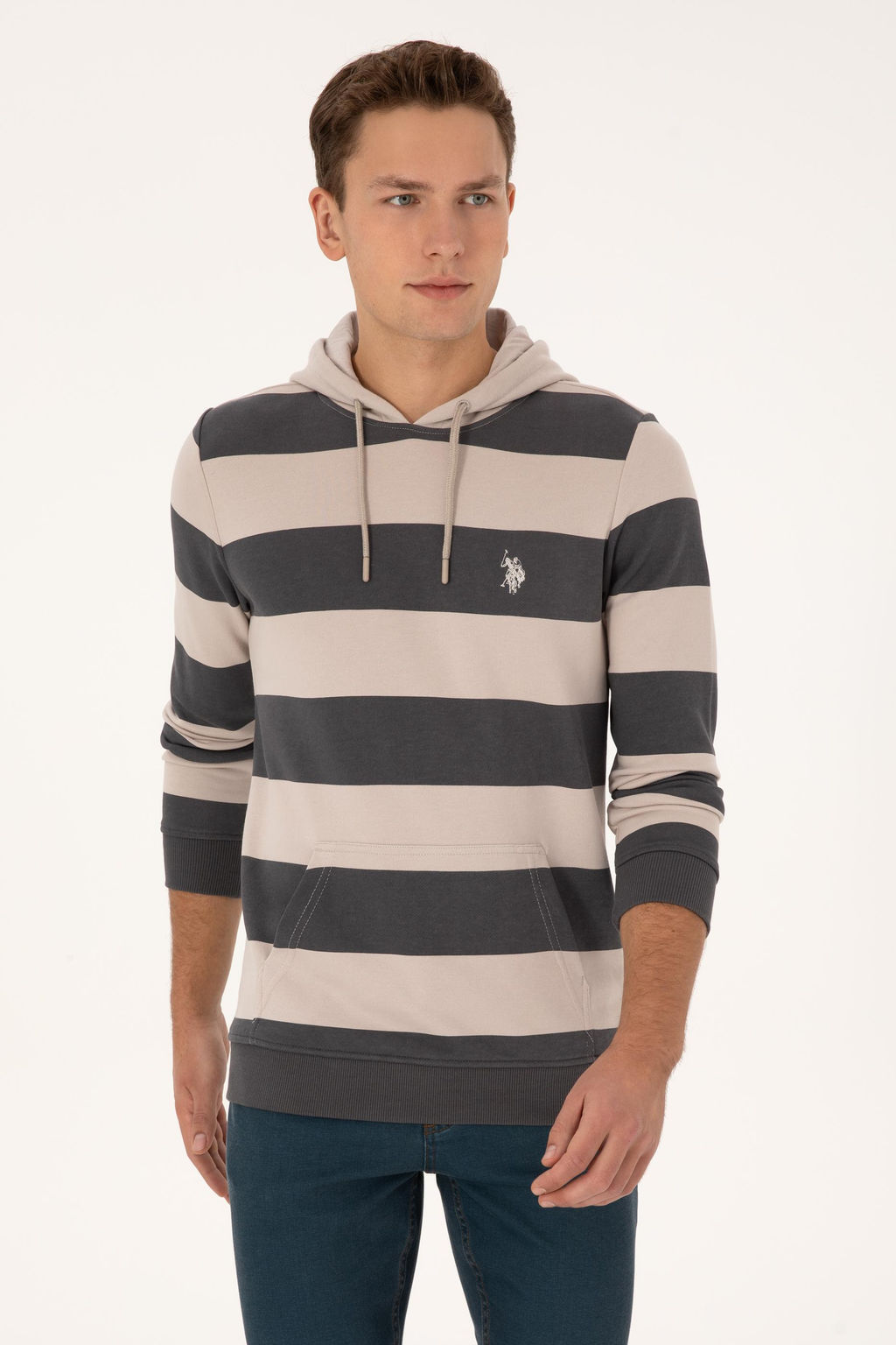 Erkek Gri Sweatshirt - U.s. polo assn фото 3