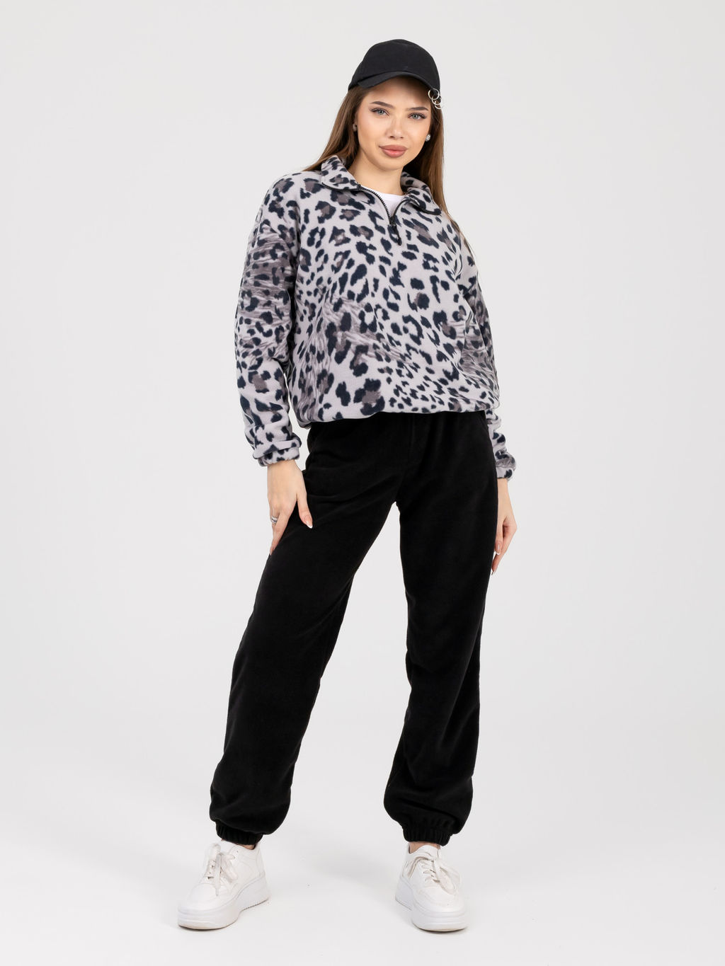 Костюм женский флисовый с брюками АЛИСА ЛЕОПАРД - Domtrik фото 6