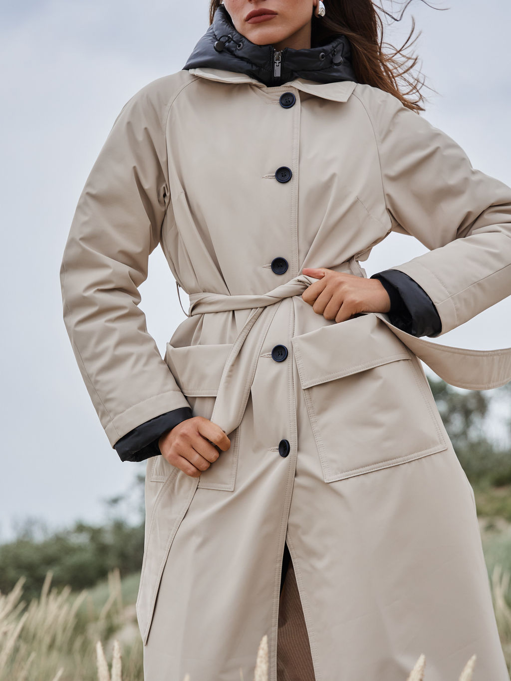 Плащ утепленный HOOPS, арт. 33090