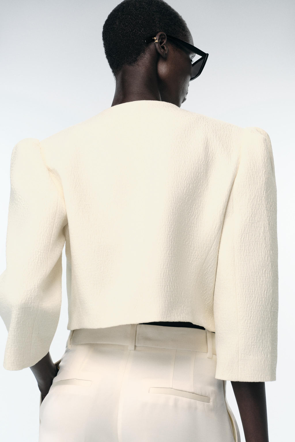 SHORT PUFF-SLEEVE BLAZER - Zara фото 5