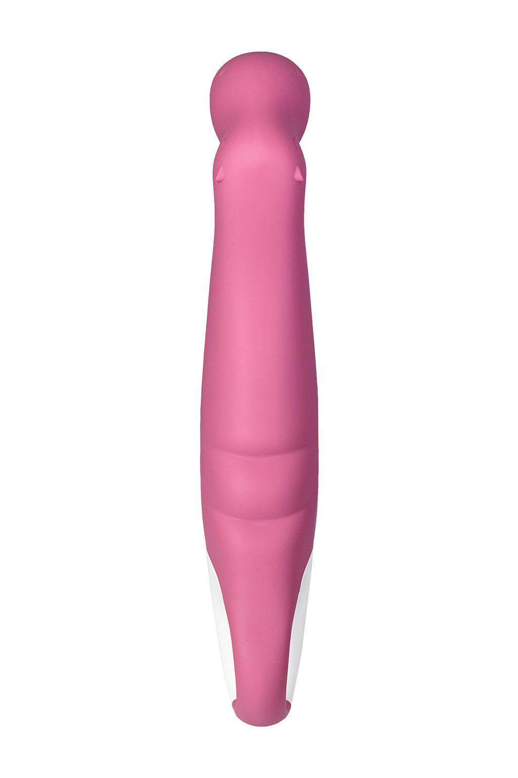 Нереалистичный вибратор Satisfyer Vibes Petting Hippo, силикон, красный, 22,9 см.  фото 4