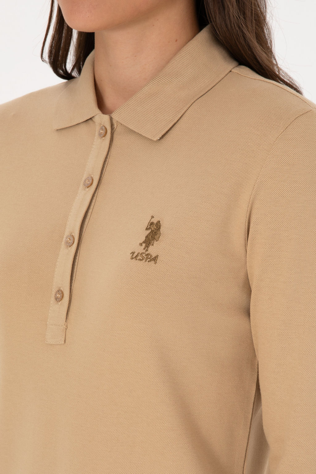 Kad_n Kum Basic Polo Yaka Sweatsh_rt Sepette S_rpriz _ndirim - U.s. polo assn фото 21