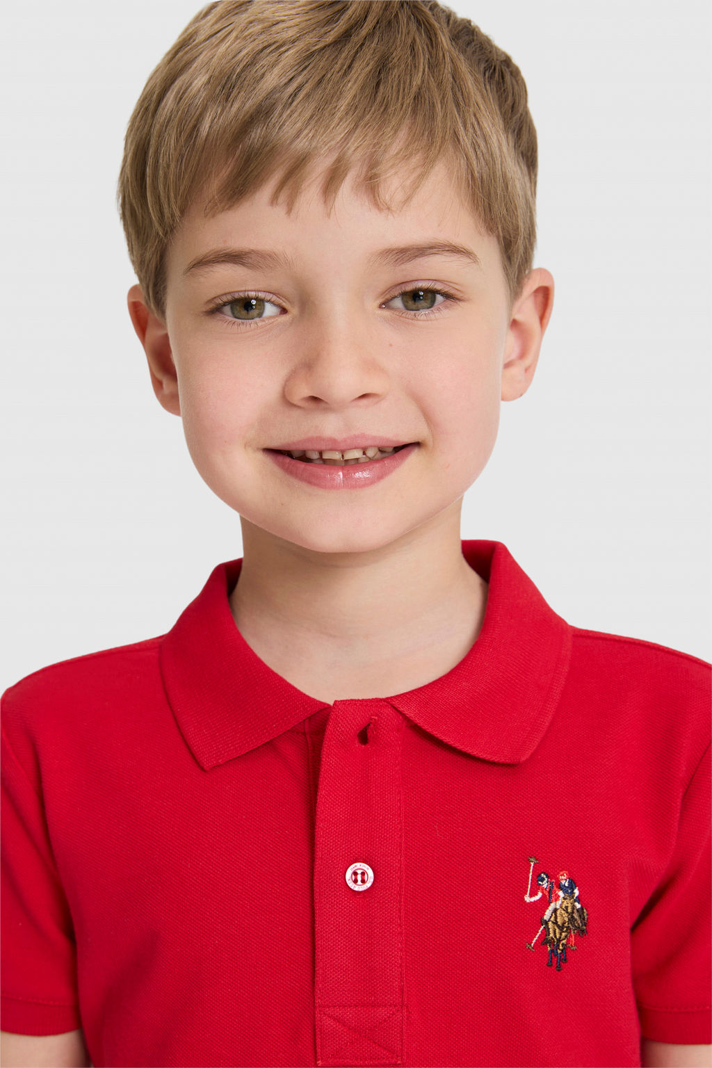 Erkek Гocuk KДrmДzД Polo Yaka Basic TiЕГrt - U.s. polo assn фото 2