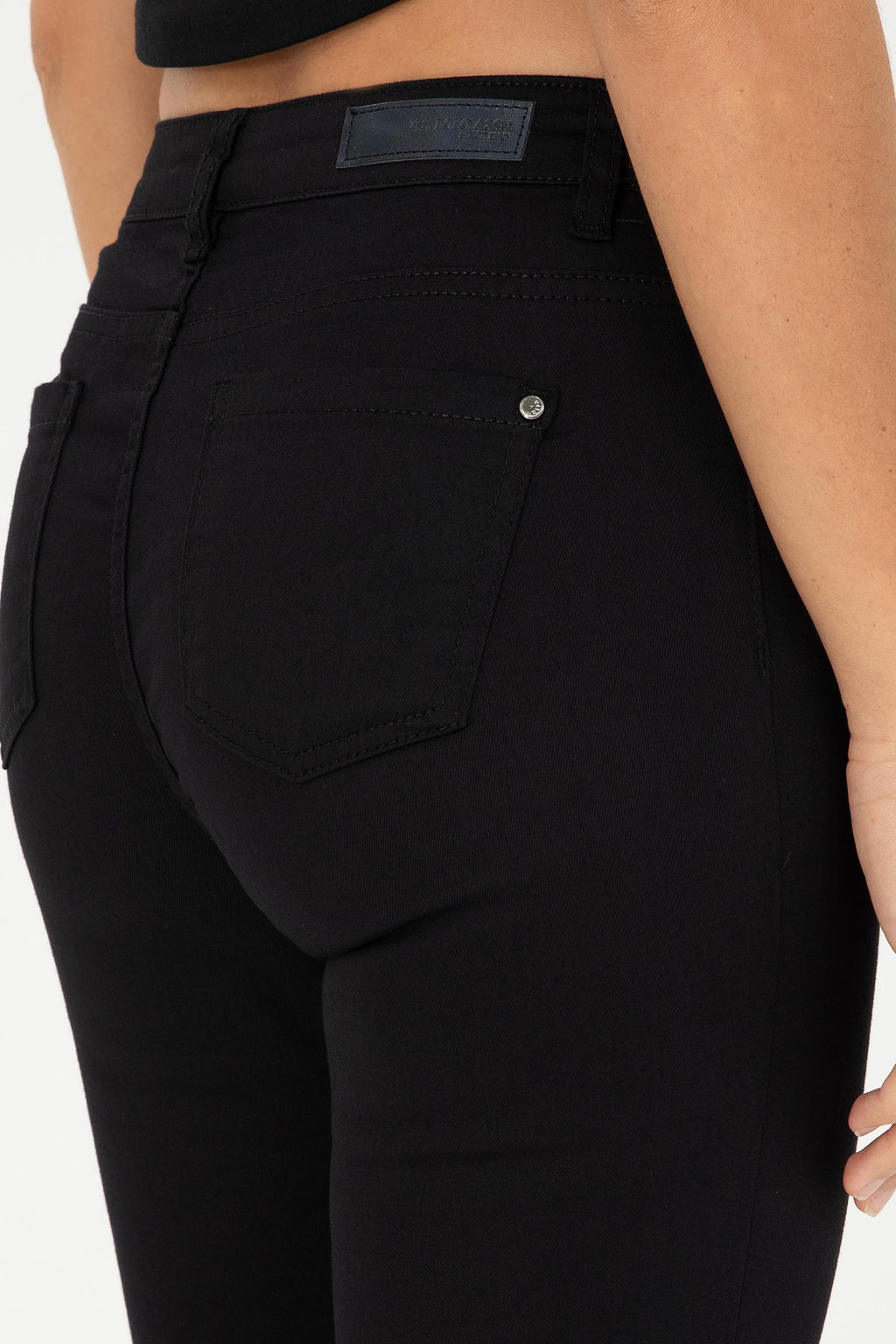 U. S. Polo Assn / Женские черные брюки из плотной ткани - U.s. polo assn фото 6