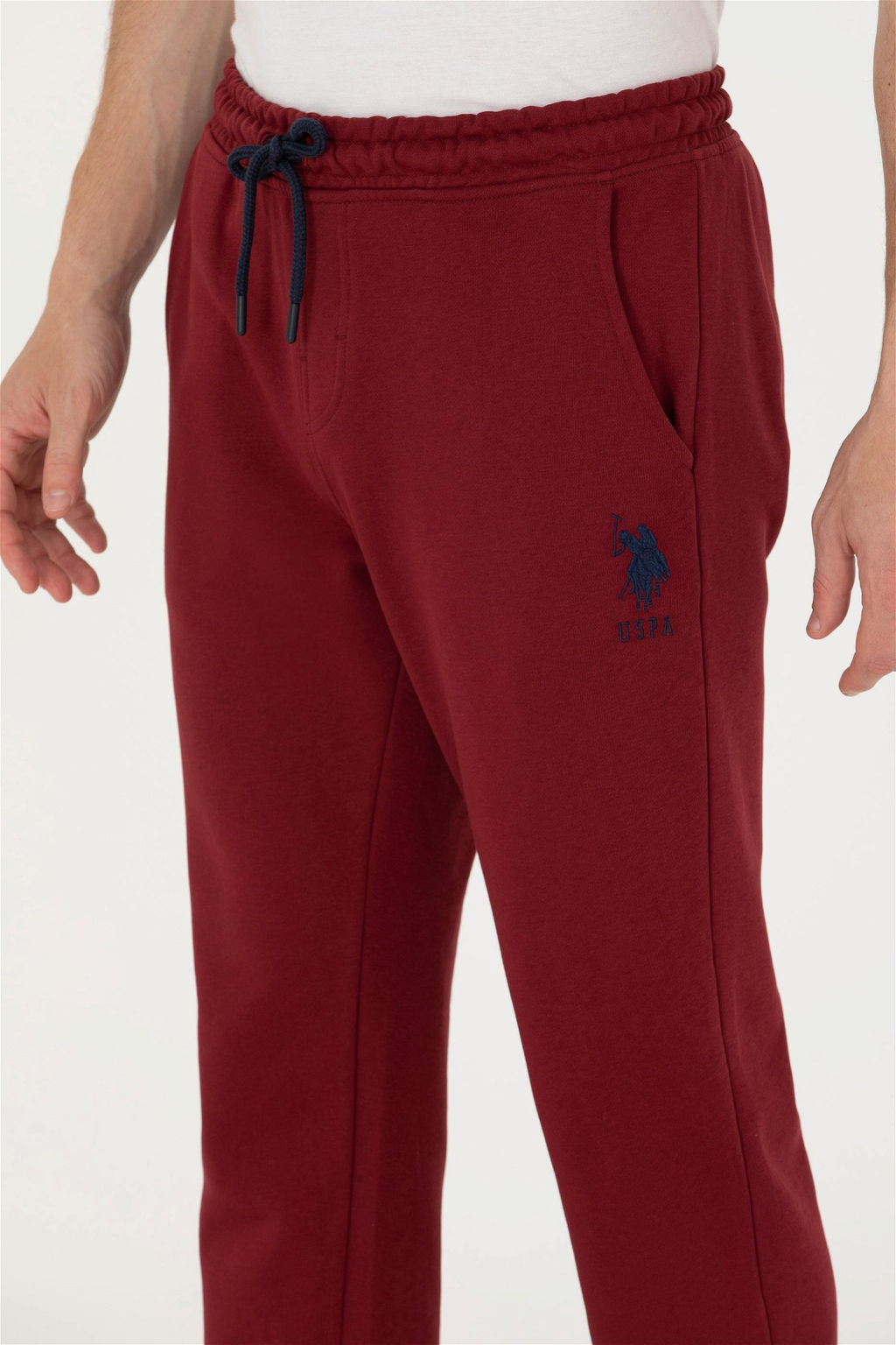 Мужские бордовые спортивные штаны Неожиданная скидка в корзине - U.s. polo assn фото 6