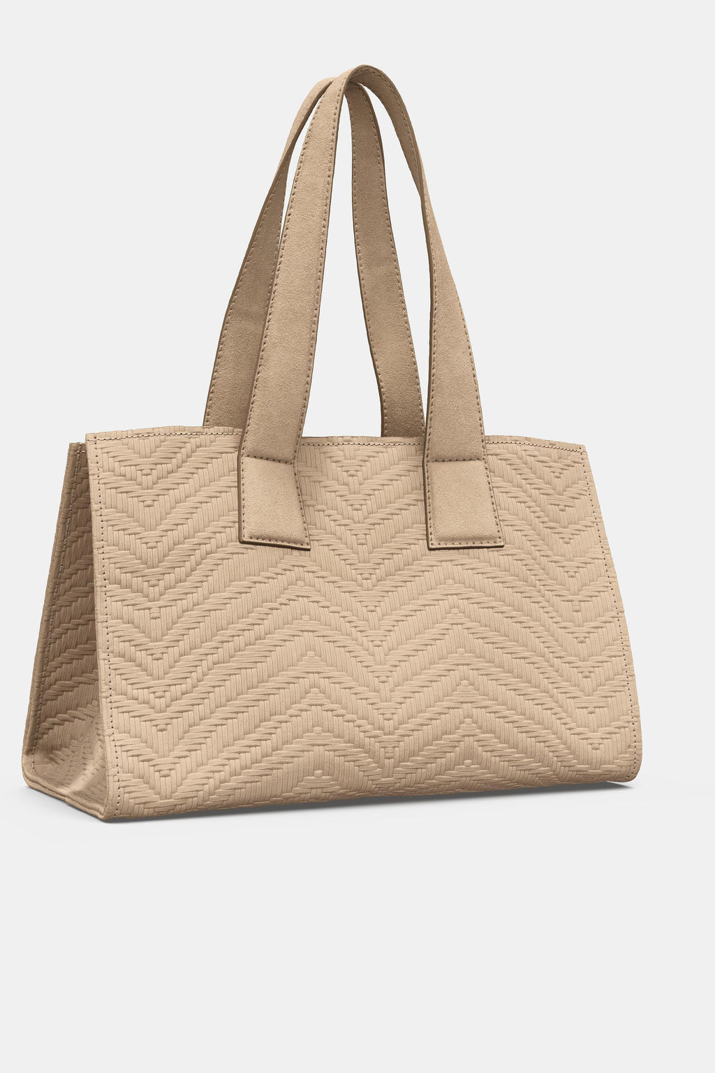 BRAIDED SUEDE SHOPPER - Zara фото 13