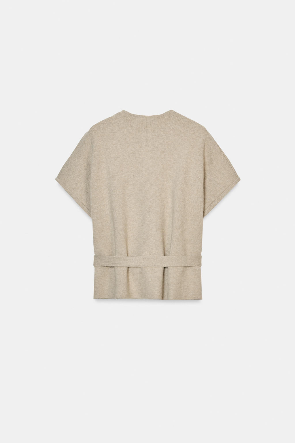 CARDIGAN WITH BELT AND SHORT SLEEVES - Zara фото 11