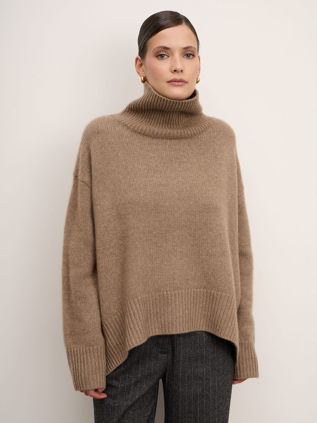 Свитер из кашемира женский 03-25-201-0C капучино