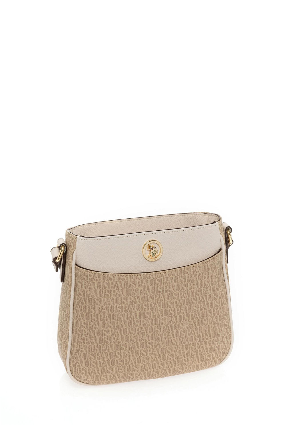 Женская бежевая сумка через плечо Неожиданная скидка в корзине - U.s. polo assn фото 2