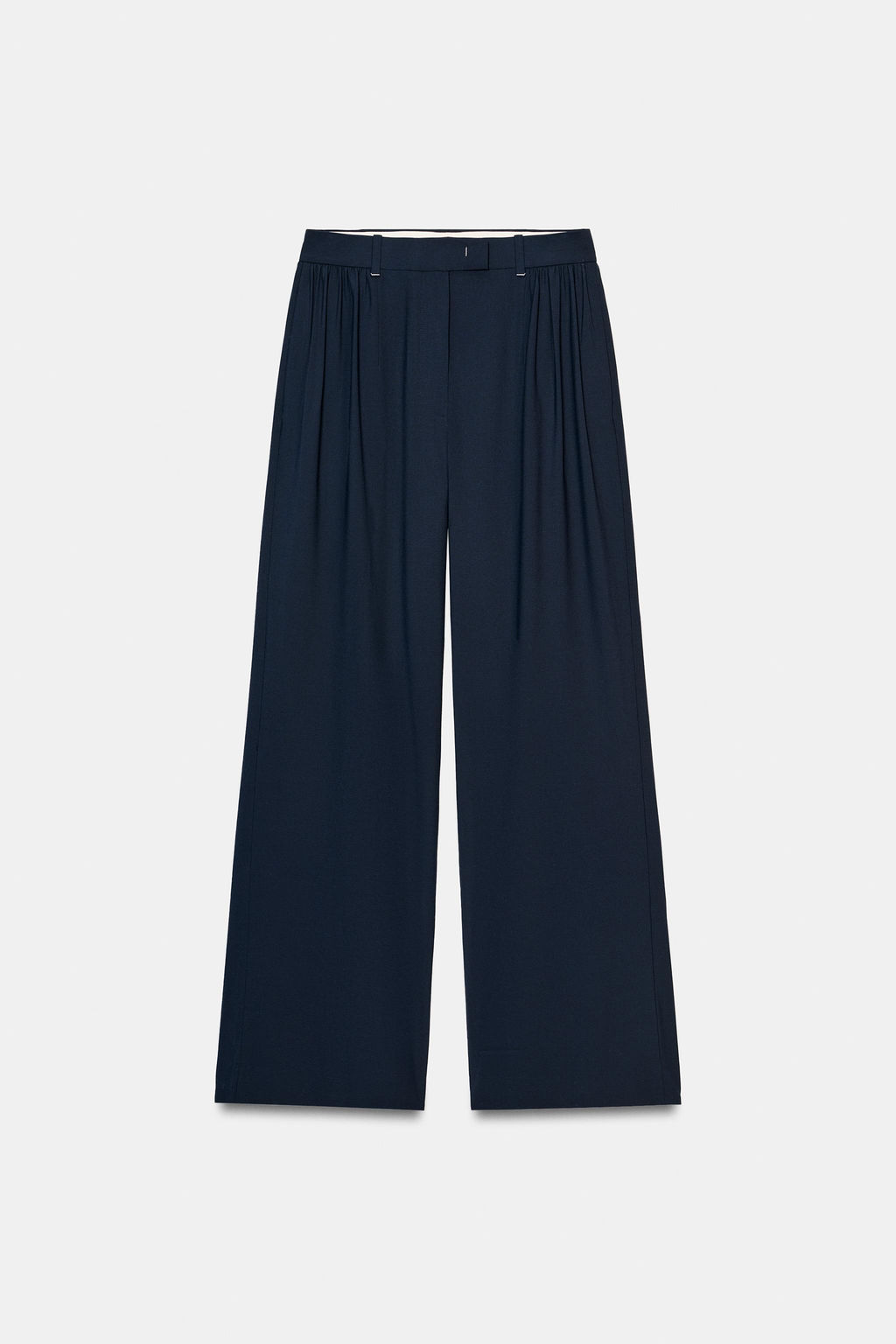ZW COLLECTION PLEATED WIDE-LEG TROUSERS - Zara фото 12