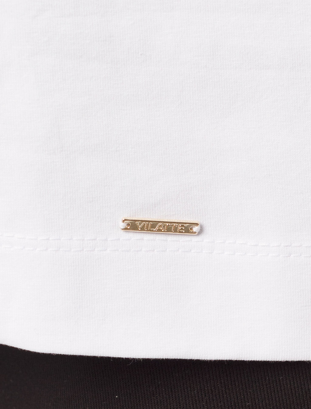 Футболка из премиального хлопка с авторским принтом - Vilatte фото 2