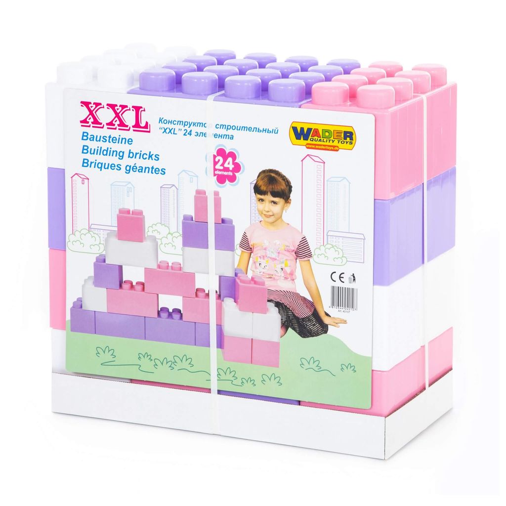 Конструктор строительный XXL, 24 элемента (v2) - Полесье фото 7