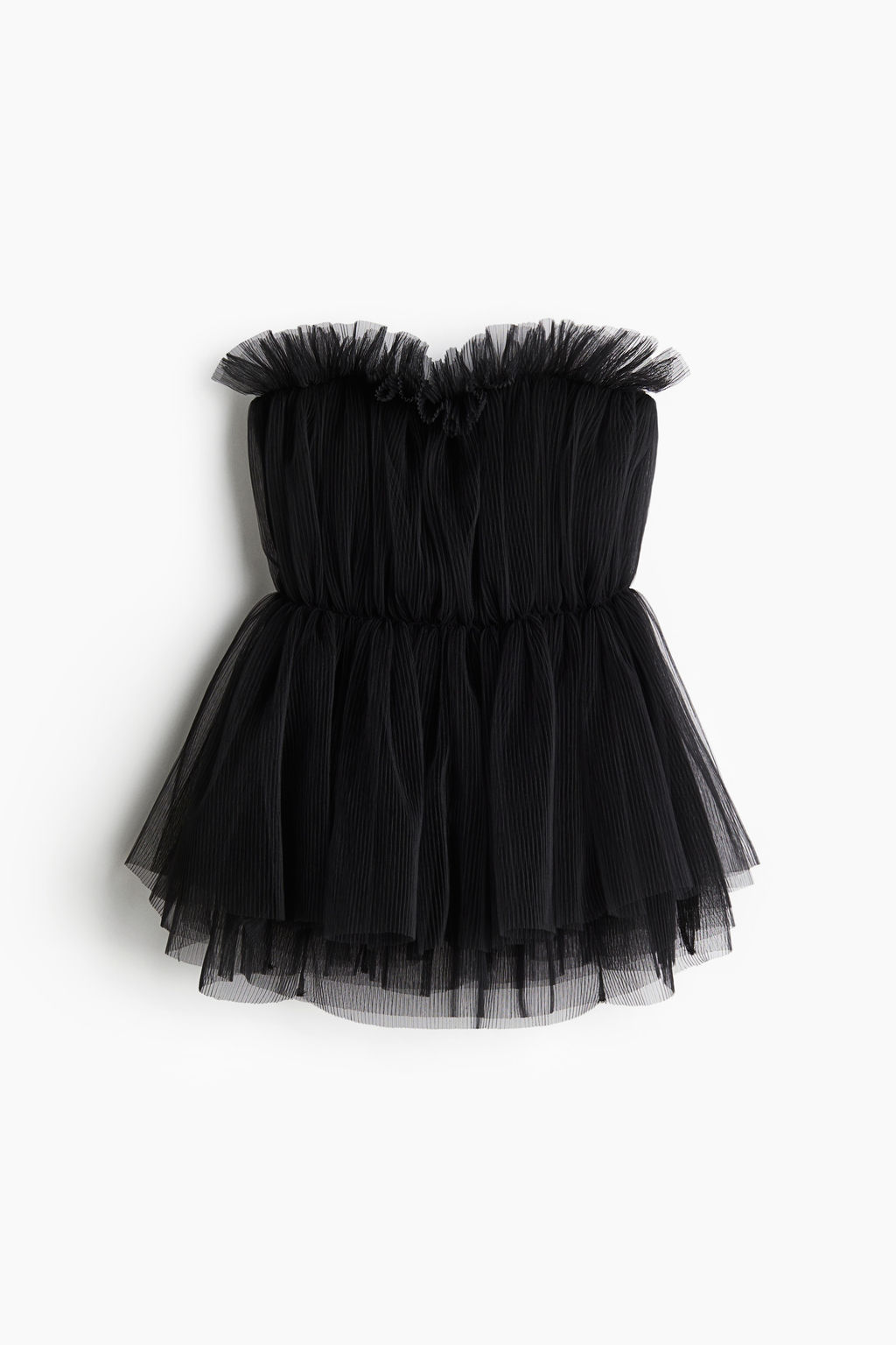 Top bandeau en tul plisado - H&m фото 10