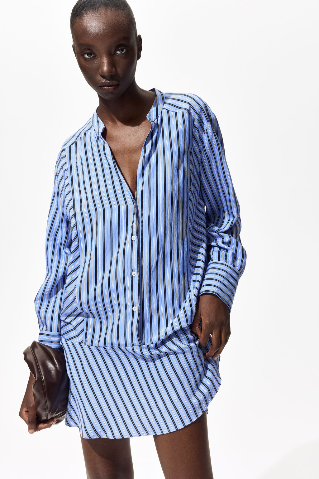 Camisa popover larga - H&m фото 3