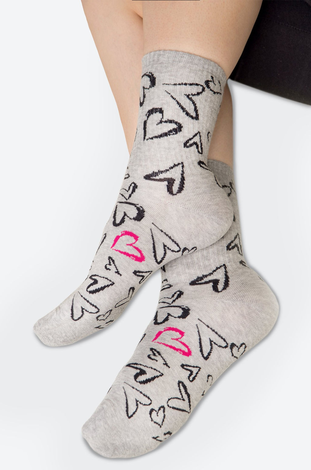 Женские носки из натурального хлопка Happy Fox  фото 4