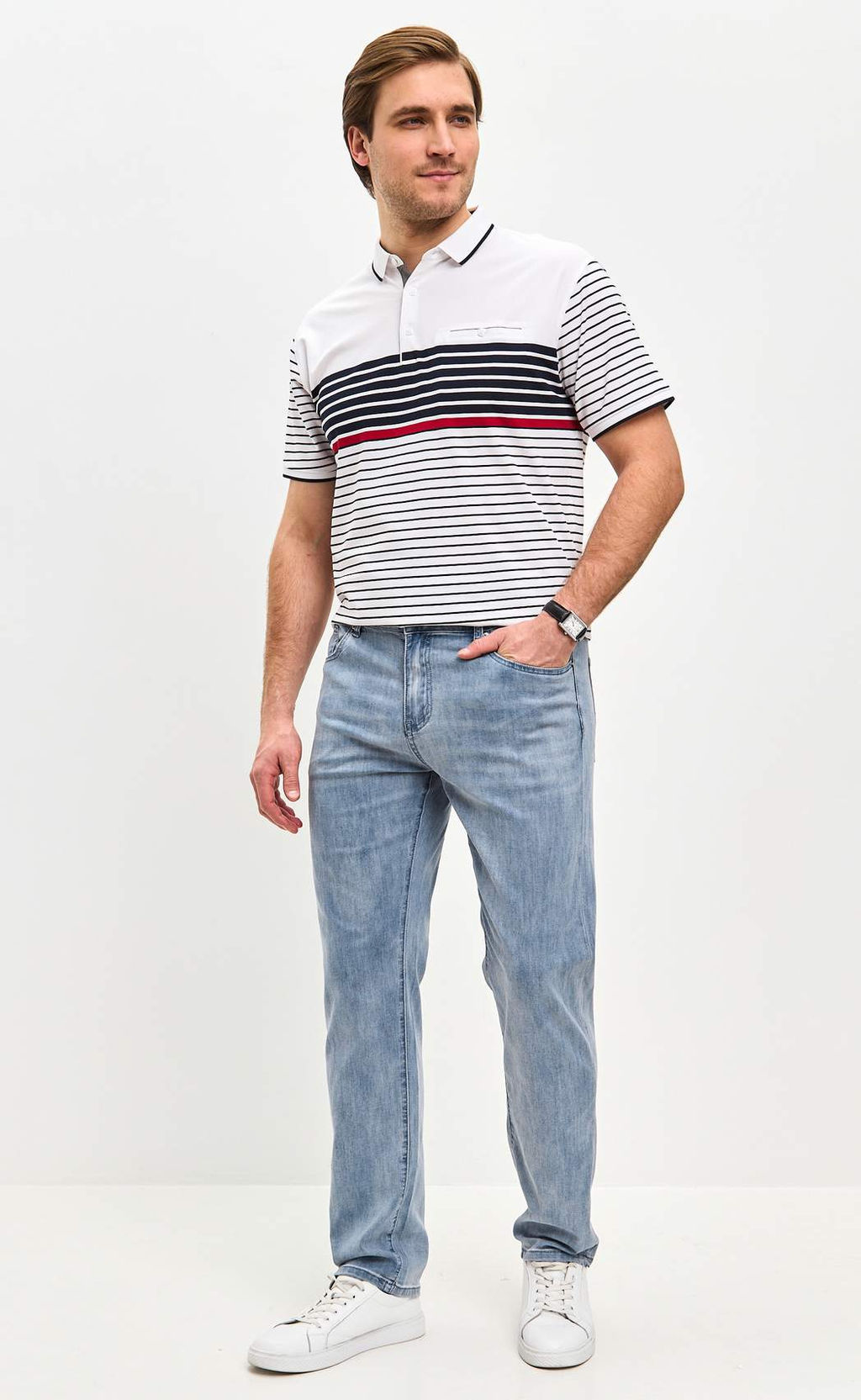 Джинсы P511-0164R l.blue