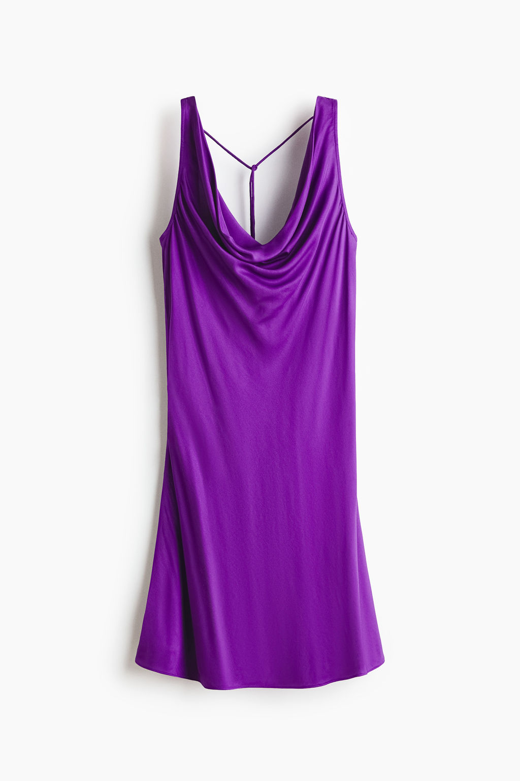 Vestido de sat?n con escote drapeado - H&m фото 2