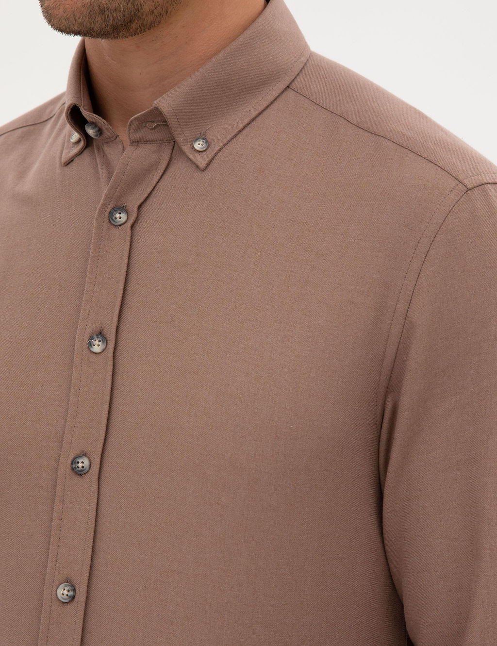 Vizon Slim Fit Uzun Kollu G_mlek - Pierre cardin фото 7