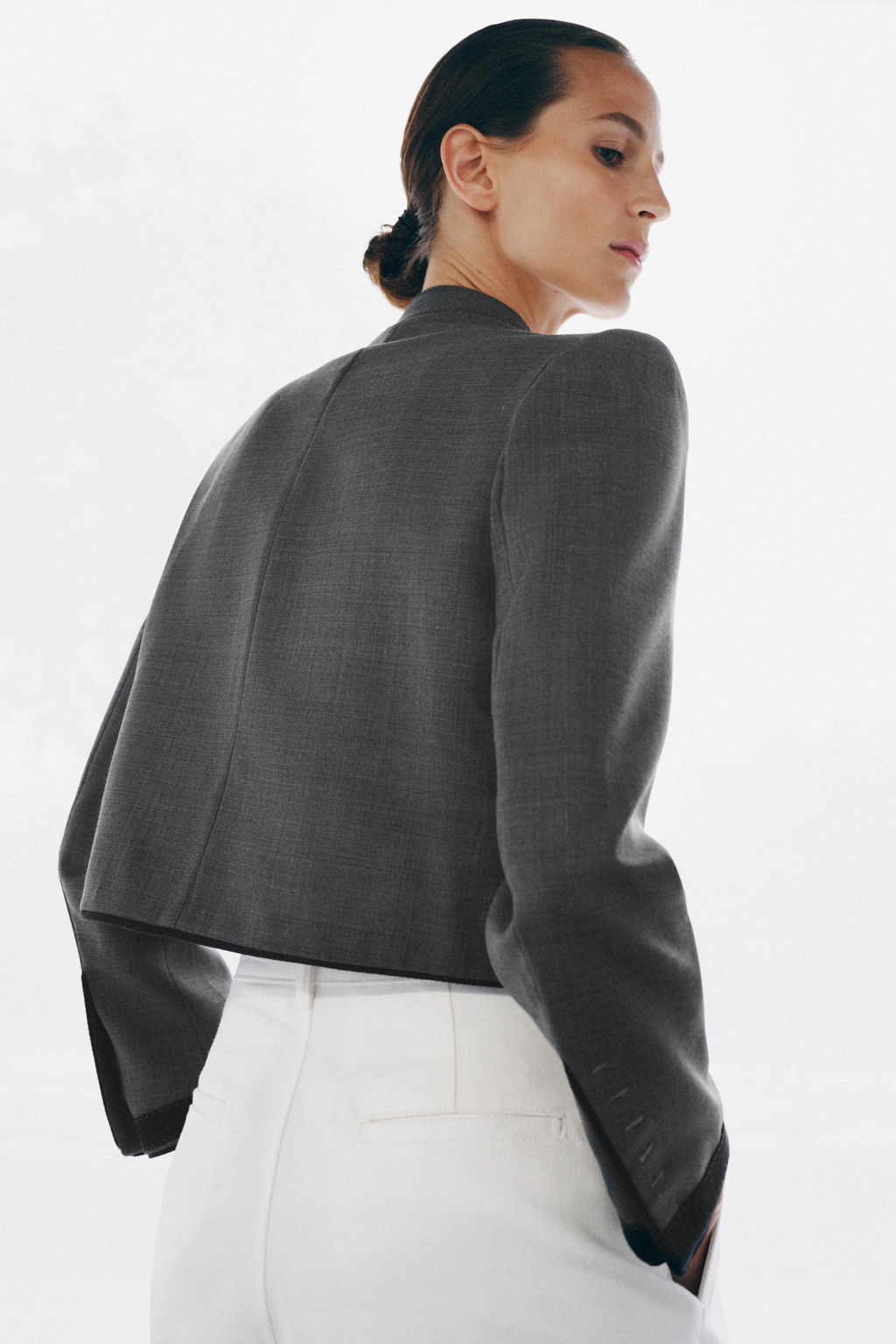 BLAZER ALAMARES ZW COLLECTION / Gris vigor? - Zara фото 3