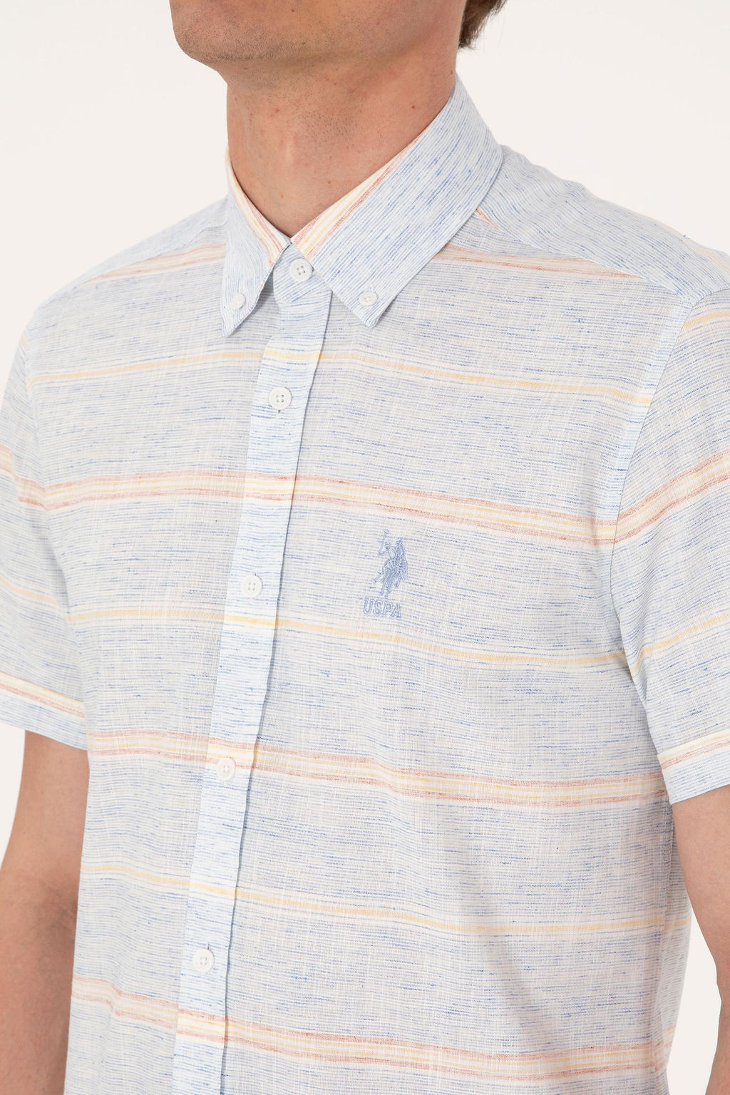 Erkek A__k Mavi K_sa Kollu G_mlek Sepette S_rpriz _ndirim - U.s. polo assn фото 7