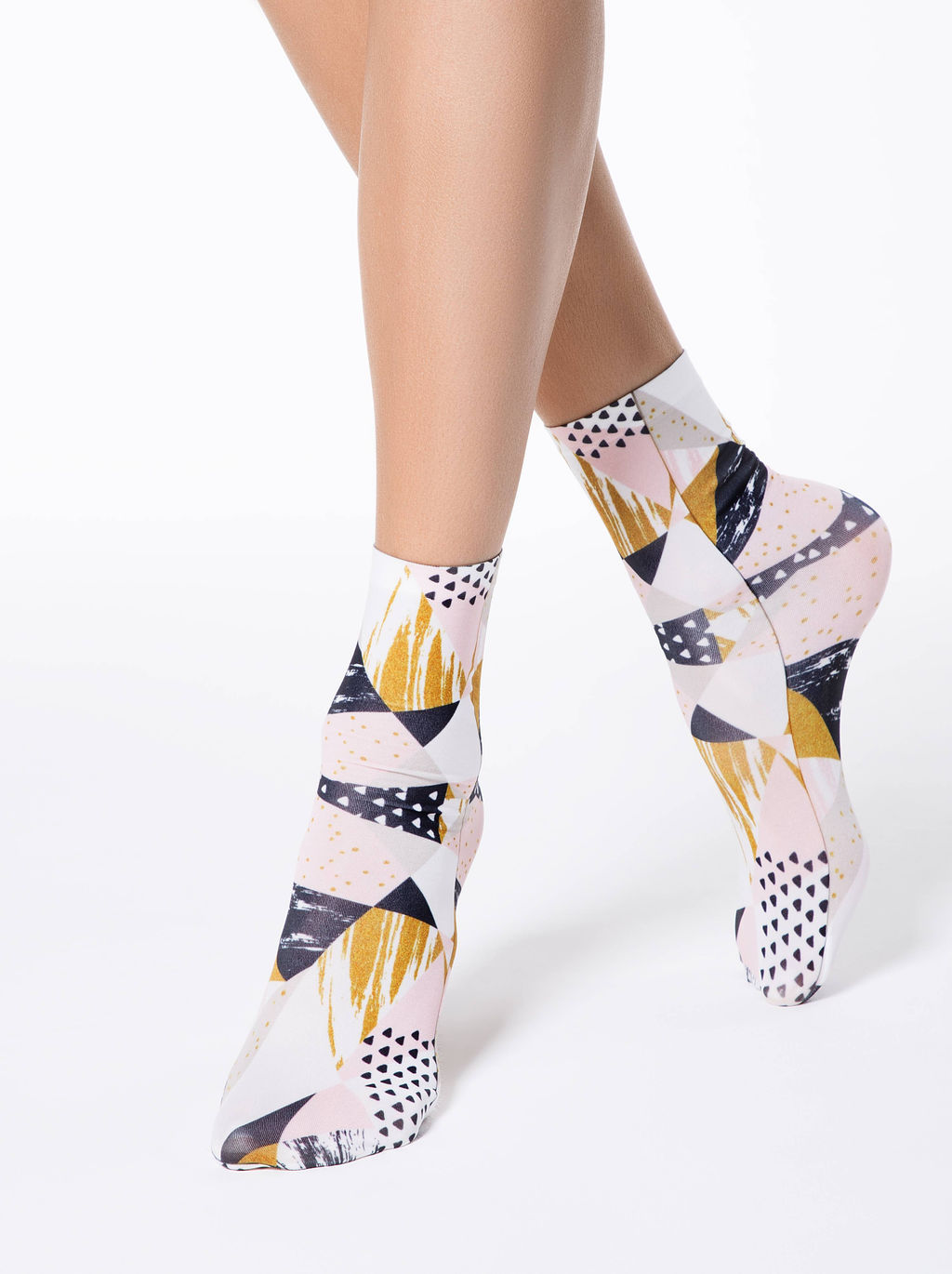 Цена за 2 пары. Носки Классические CONTE Носки с принтом FANTASY 70 mix - Conte elegant фото 17
