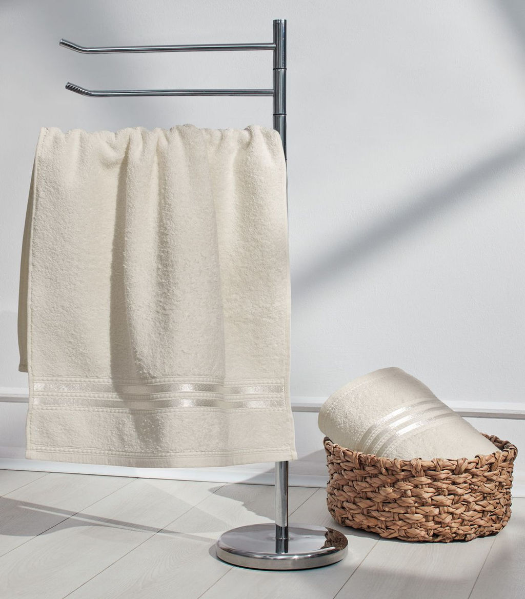 Полотенце Гранд кремовое 70х140 - Ecotex фото 7