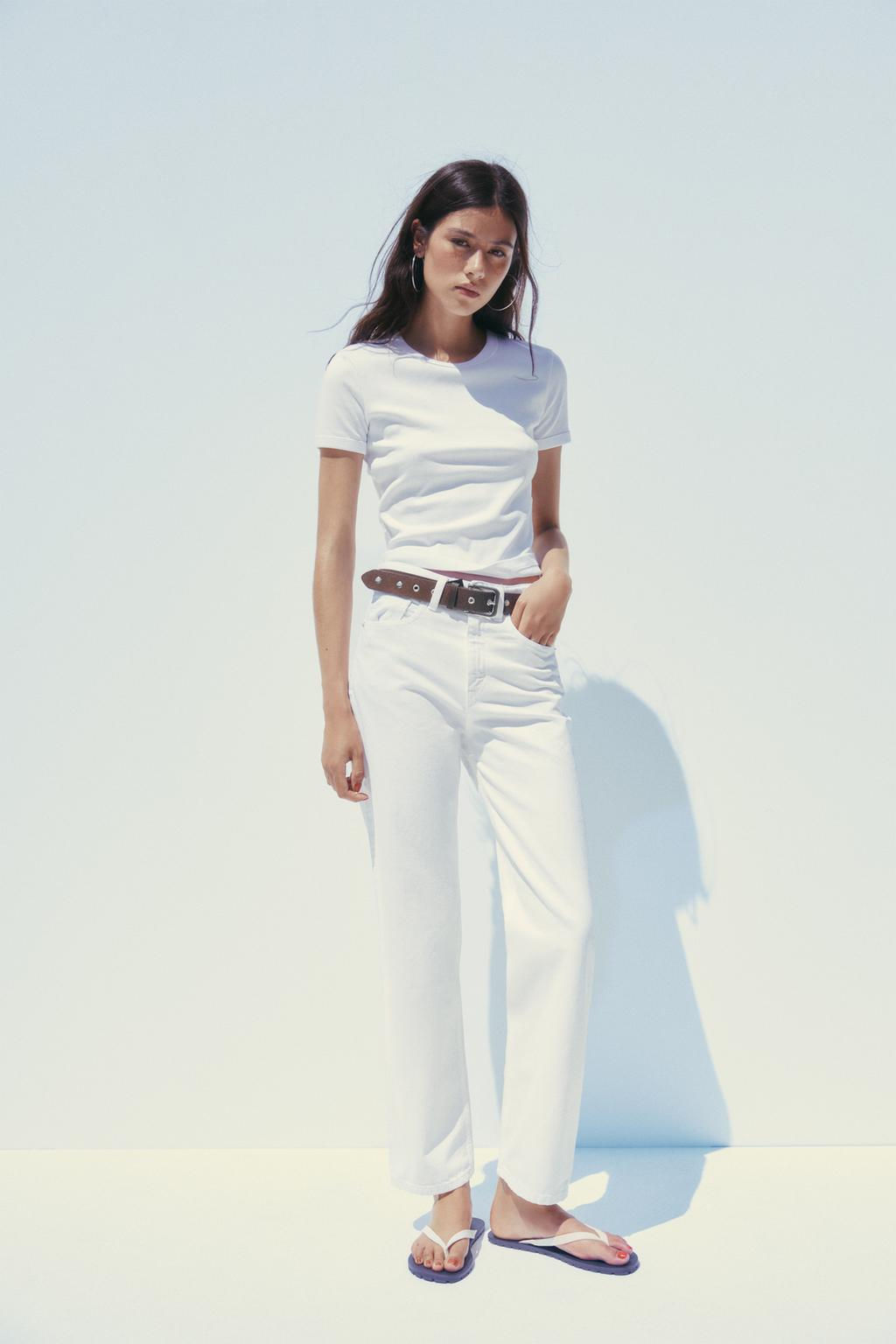 TRF MOM FIT HIGH-WAIST JEANS