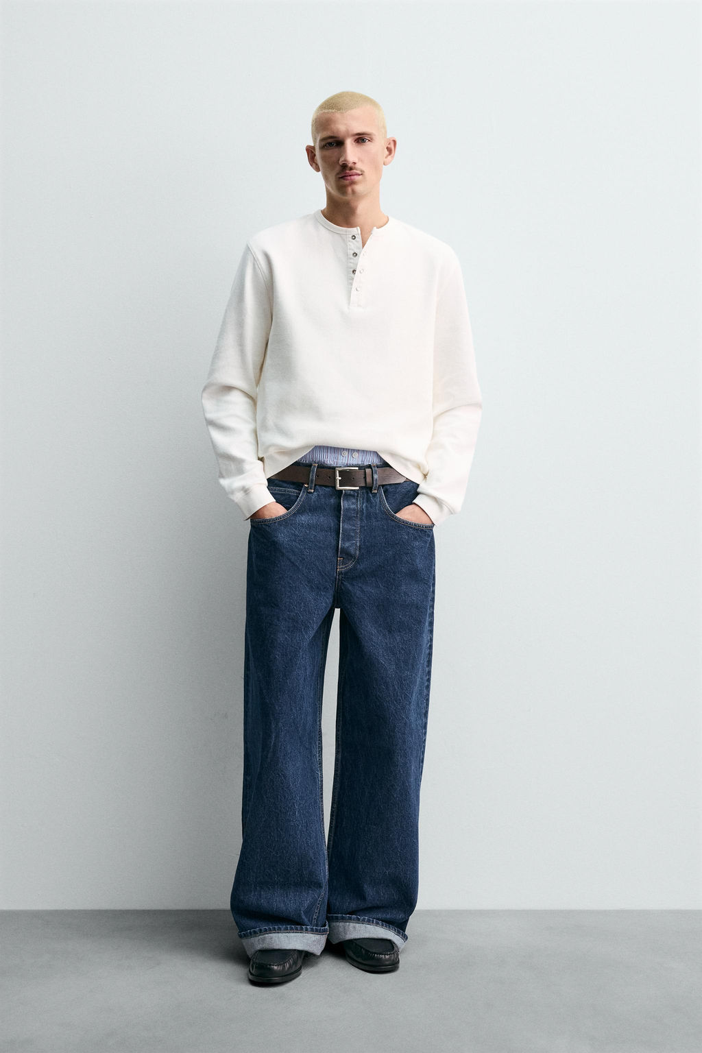 CHAMPION ® X ZARA BAGGY FIT JEANS  фото 12