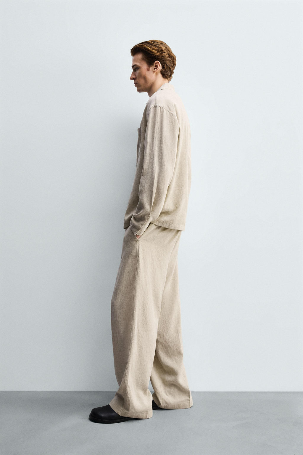FLUID LYOCELL - LINEN SHIRT - Zara фото 4