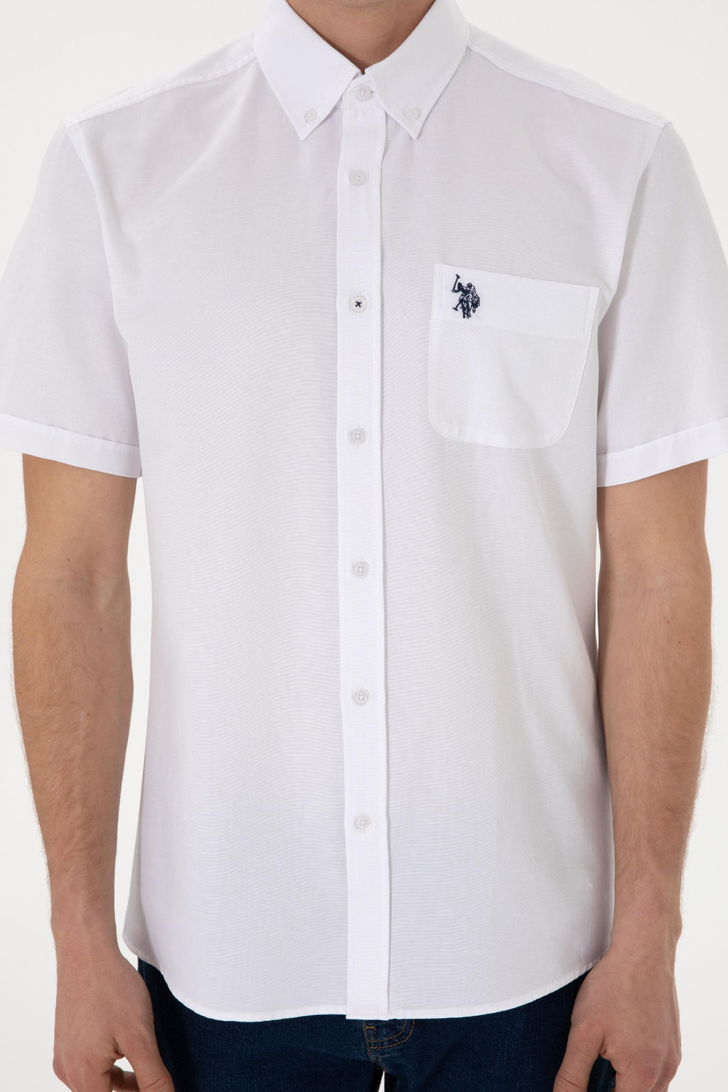 Erkek Beyaz K_sa Kollu G_mlek Sepette S_rpriz _ndirim - U.s. polo assn фото 6