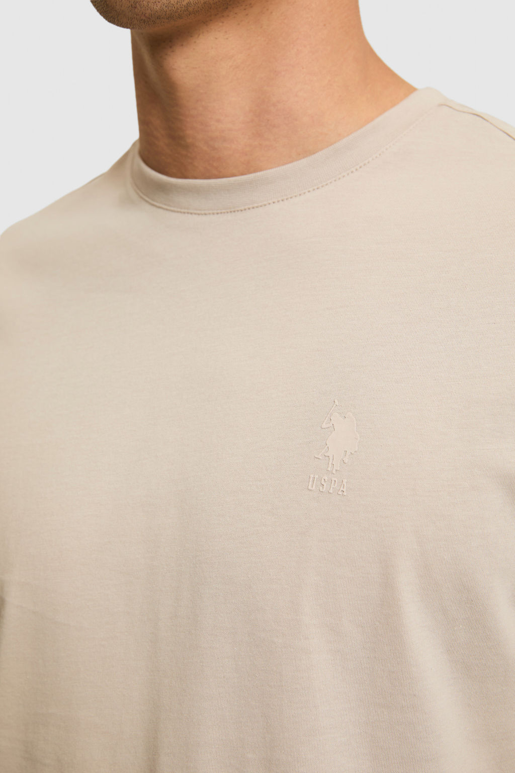 Erkek Regular Fit Bisiklet Yaka Ta_ Basic Ti__rt - U.s. polo assn фото 6