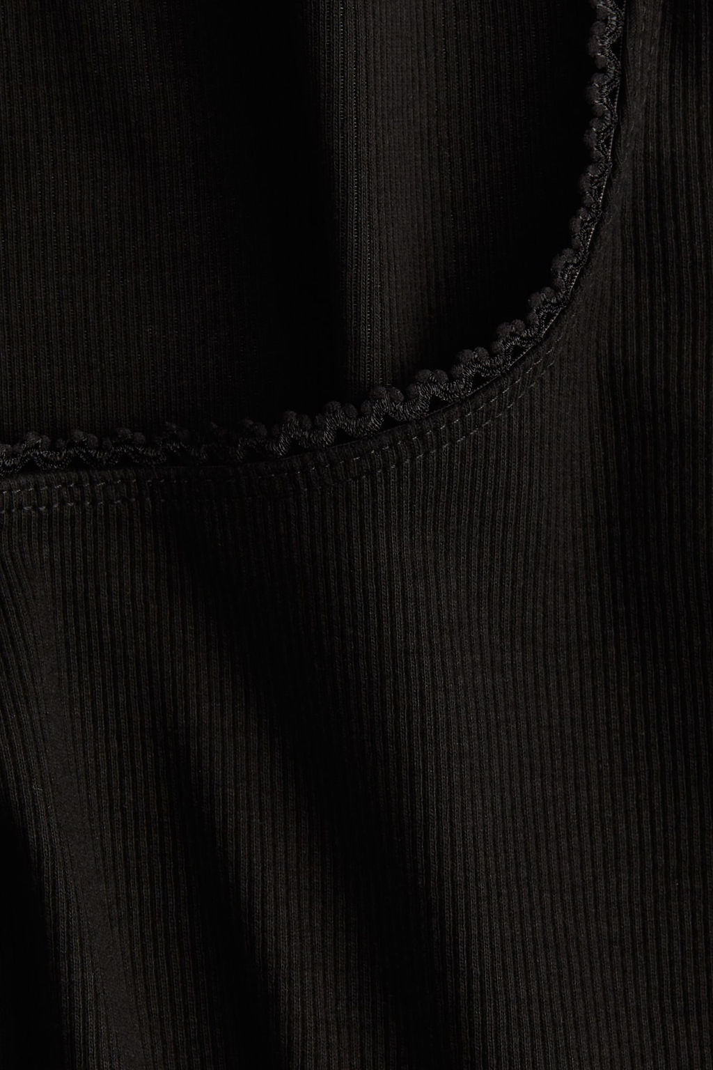 Top de algodon con ribete de picot - H&m фото 6