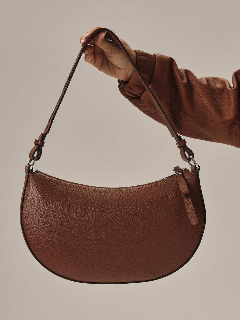 Сумка женская сэддл Azaro 31042 коппер