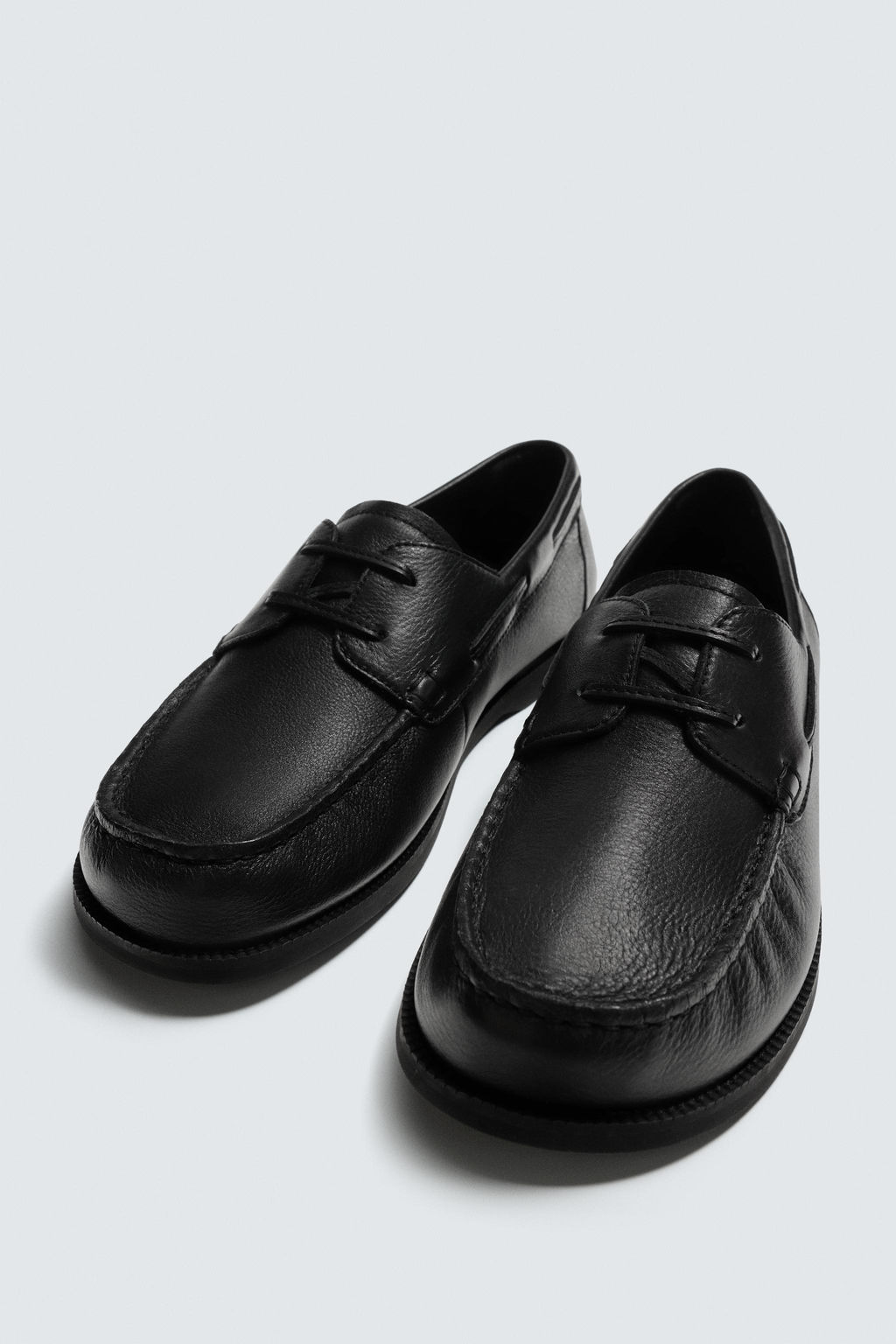 ZAPATO N?UTICO PIEL LIMITED EDITION / Negro - Zara фото 5