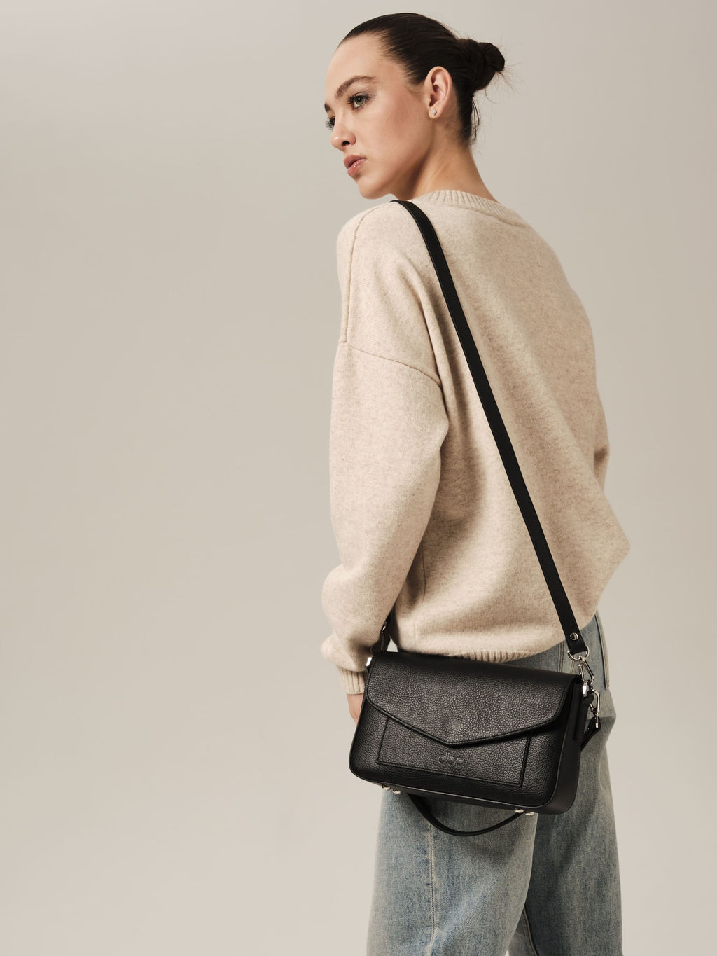 Кожаная сумка Rosie DBR 31158 черный фото 4