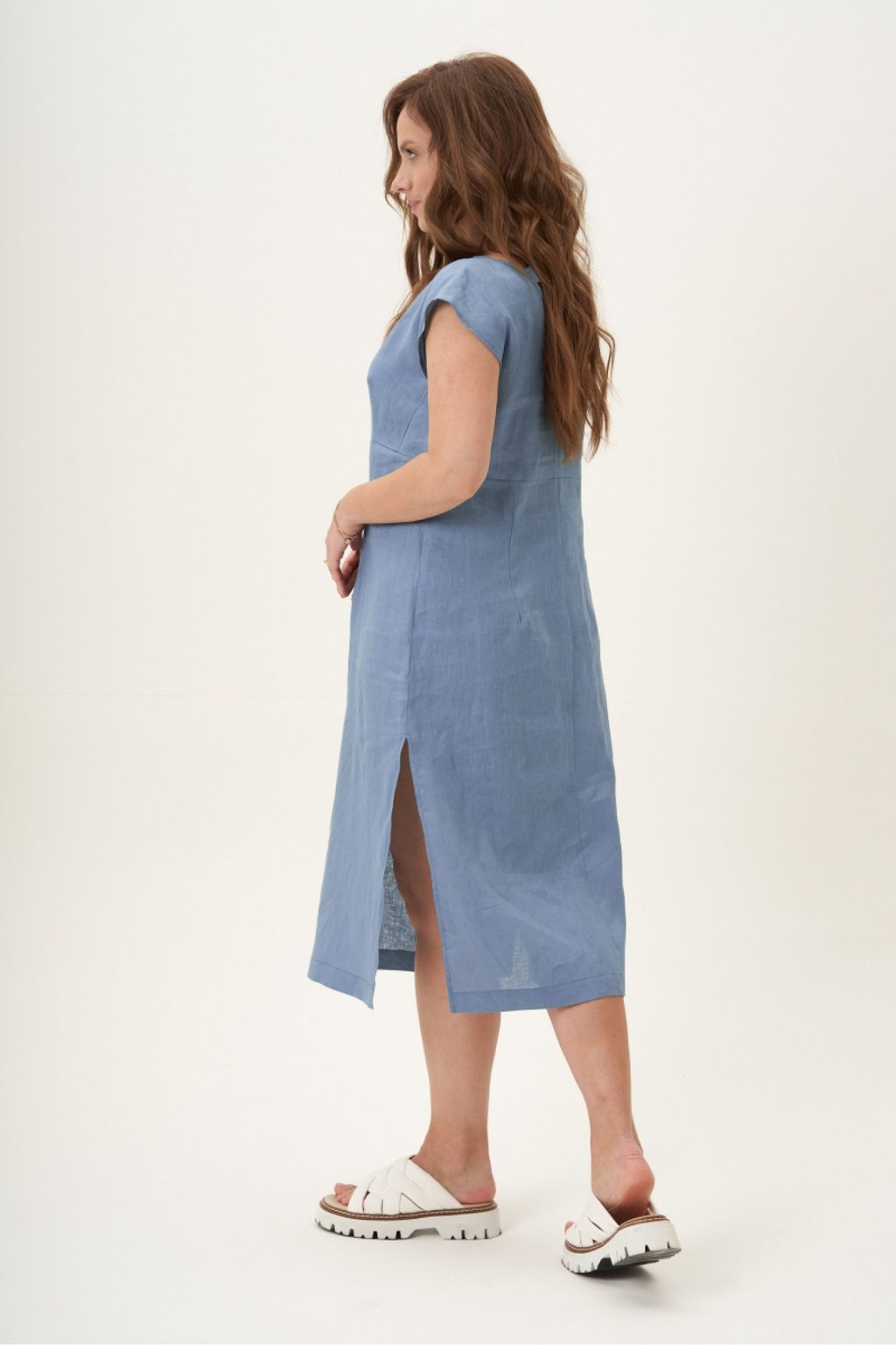 Платье 4524 голубой - Fantazia mod фото 2