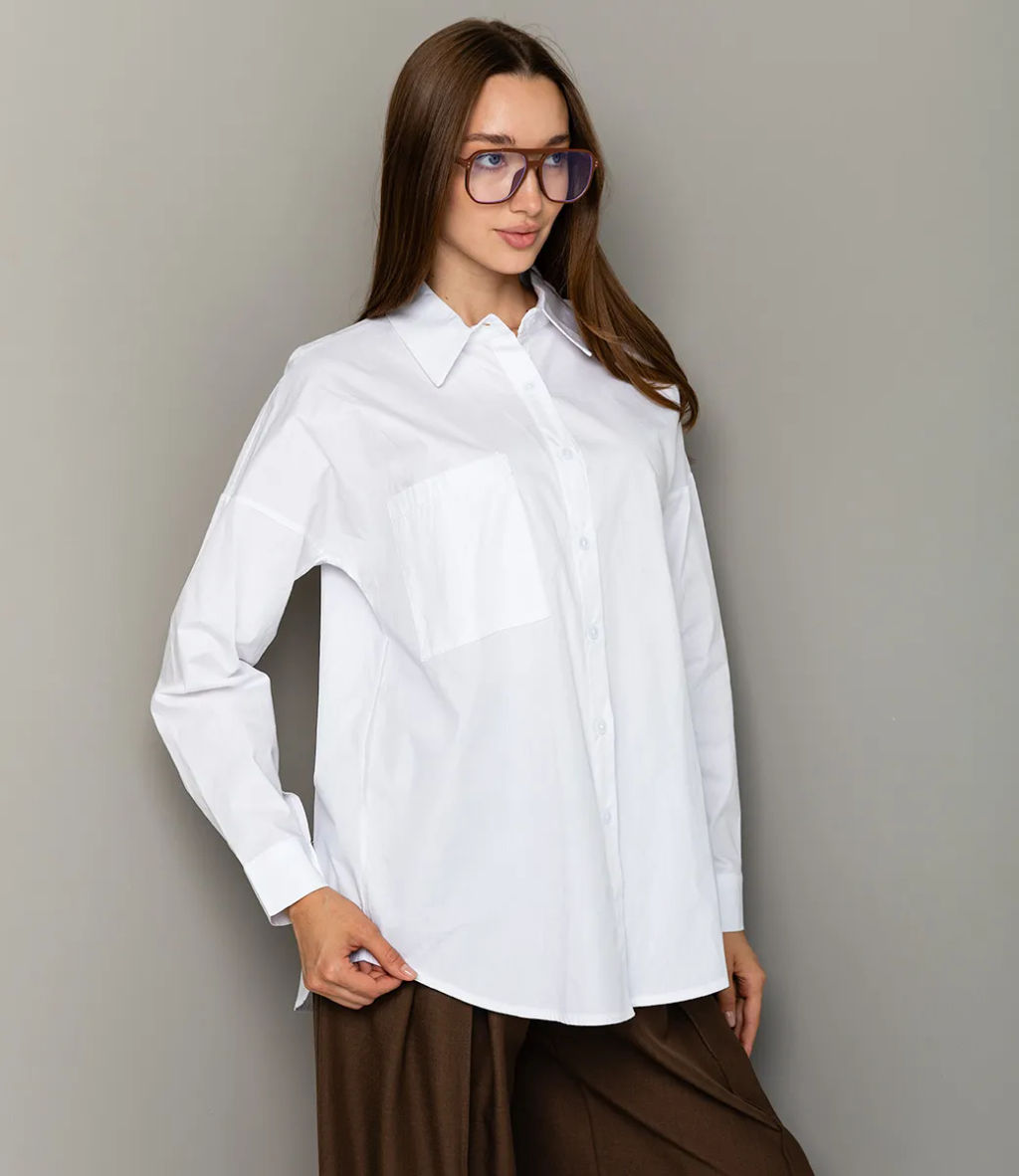 Рубашка #БШ1520, белый