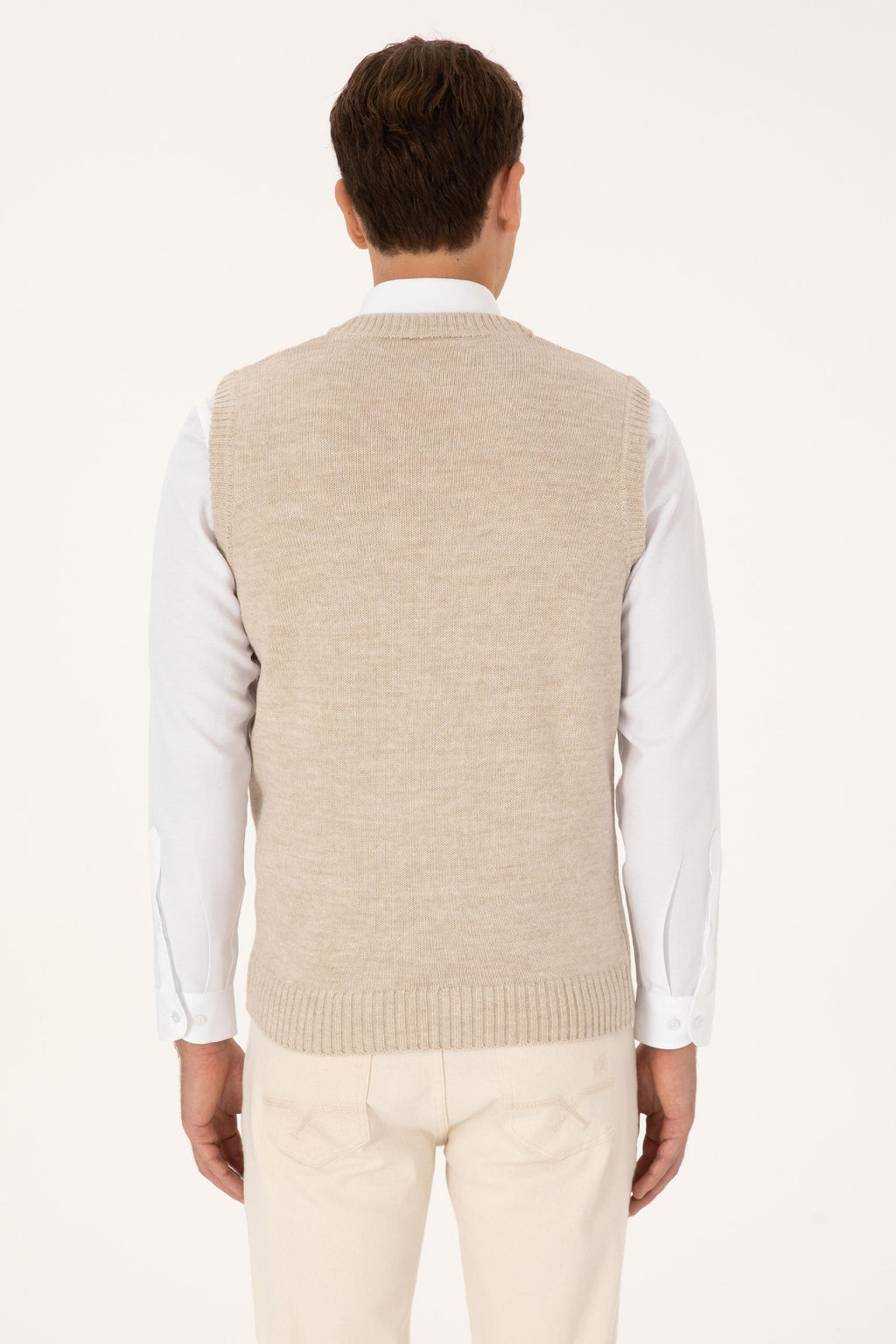 Erkek Koyu Bej S_veter - U.s. polo assn фото 6