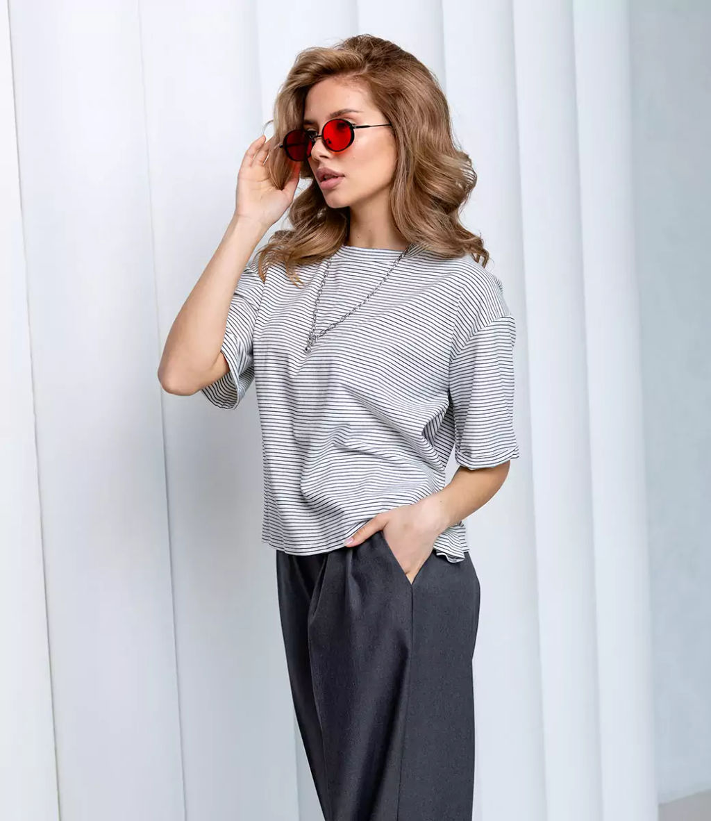 Футболка #КТ2006 (3), белый - Dommod фото 2