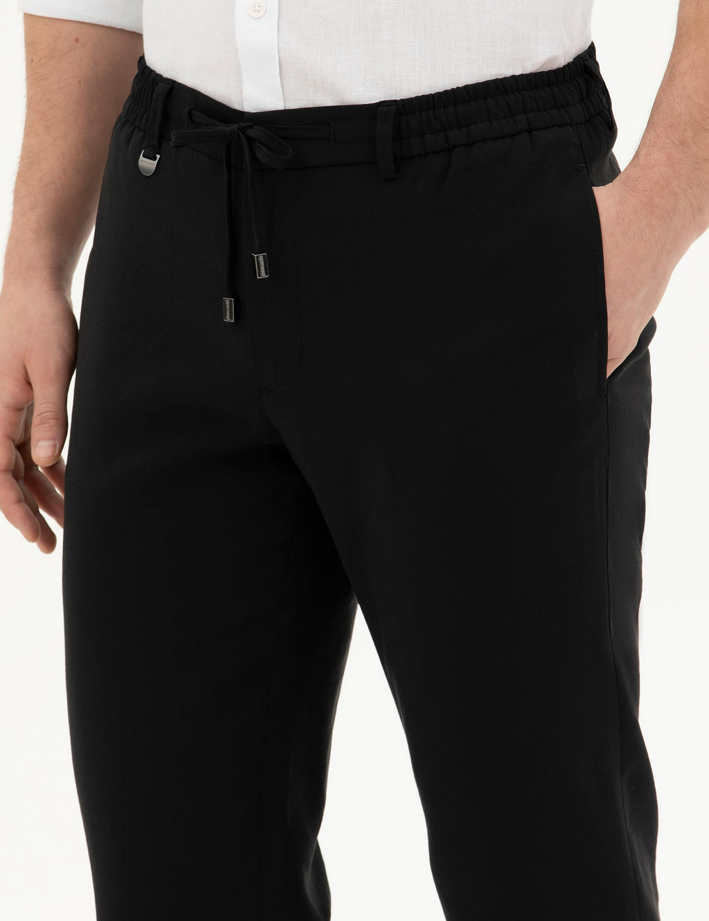 Siyah Slim Fit Kuma_ Pantolon - Pierre cardin фото 6