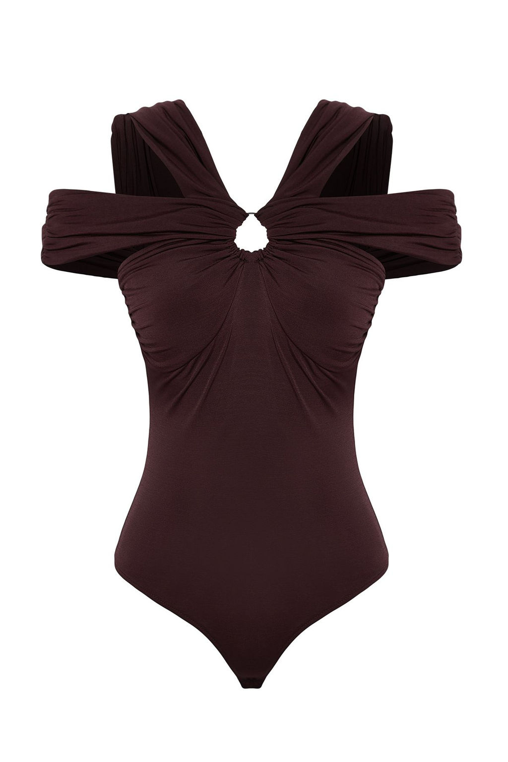TRENDYOLMILLA Haki Carmen Yaka Aksesuarl? Orme Body TPRSS25BD00004