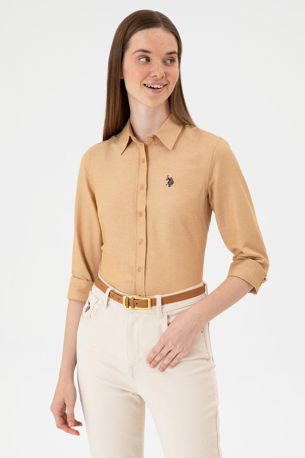 Kad_n Camel Uzun Kollu Basic G_mlek Sepette S_rpriz _ndirim - U.s. polo assn фото 3