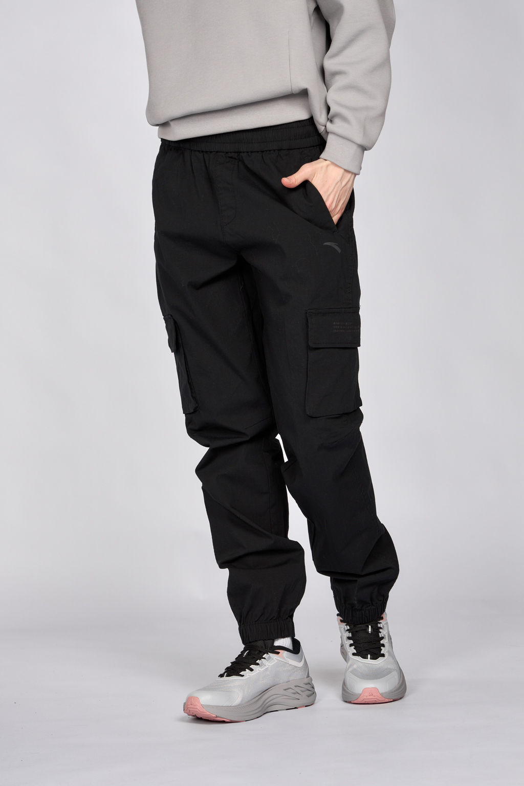 Брюки текстильные Черный - Anta фото 3