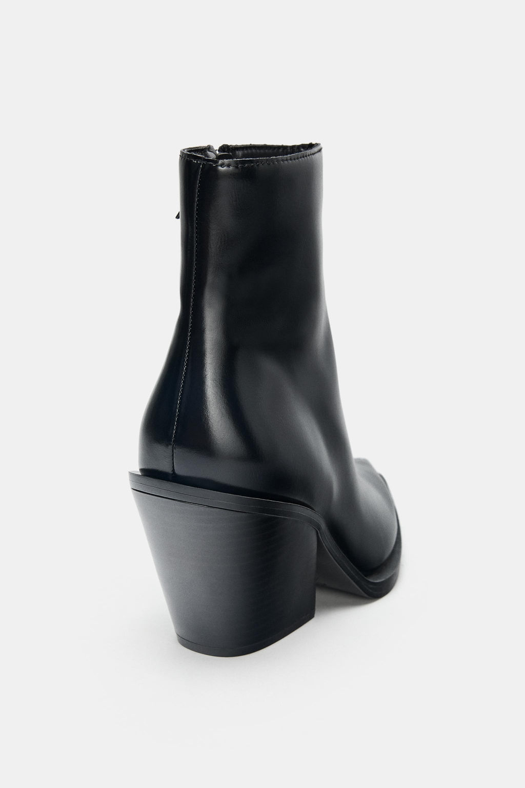 COWBOY HEEL ANKLE BOOTS - Zara фото 12