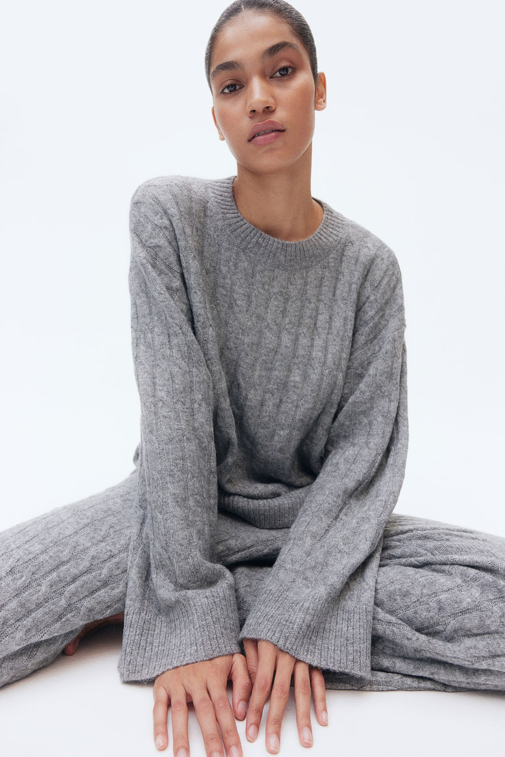 Jersey en punto trenzado - H&m фото 3